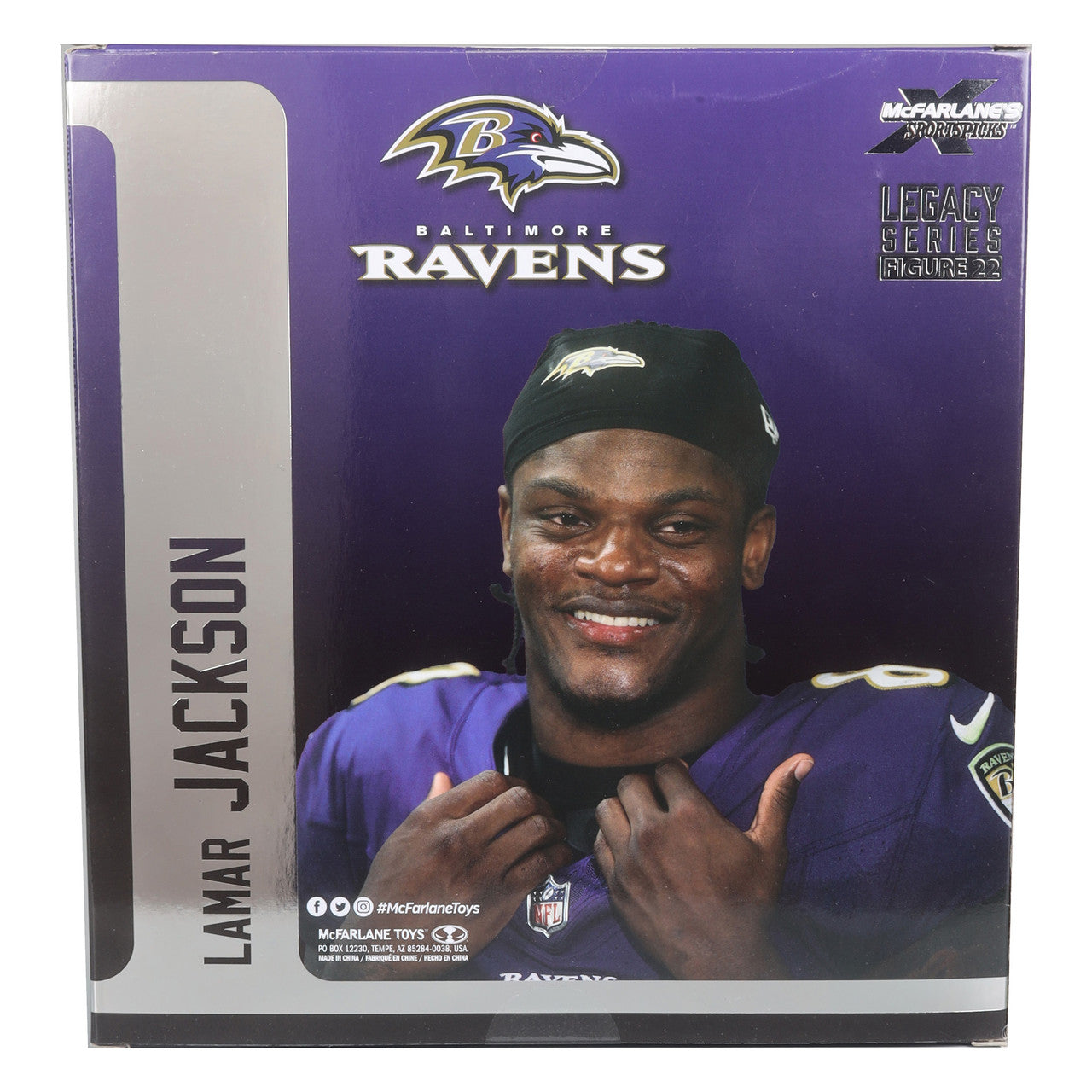 McFarlane's Sportspicks Legacy Lamar Jackson Ravens Figure
