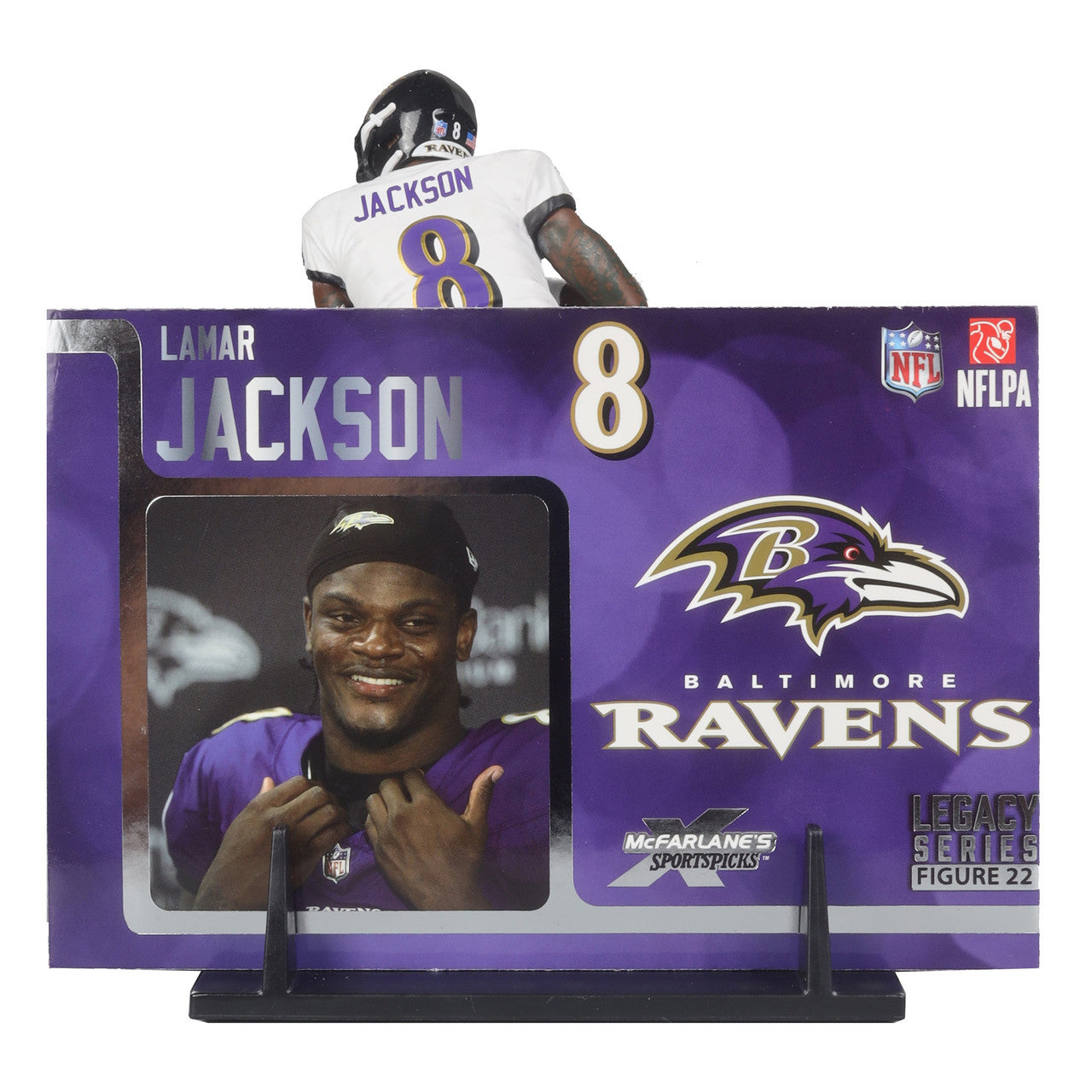McFarlane's Sportspicks Legacy Lamar Jackson Ravens Figure