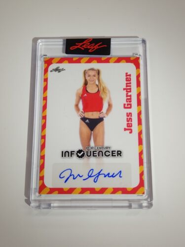 Jess Gardner 2023 Leaf Pop Century Influencer ROOKIE AUTO RC