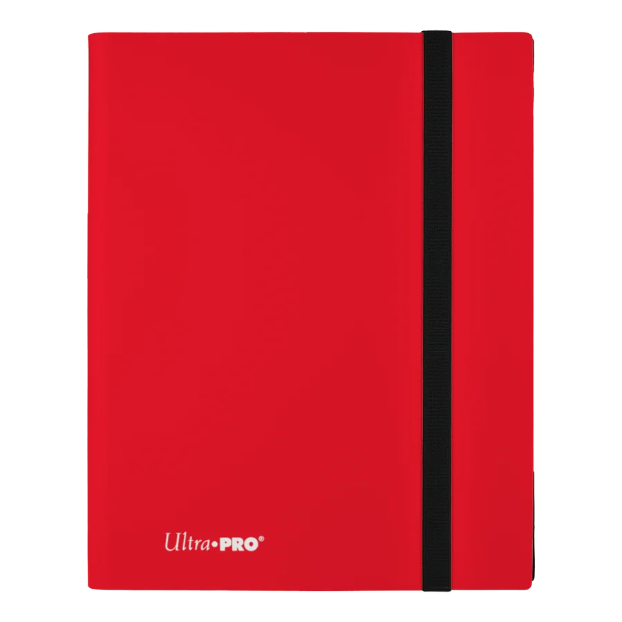 UP Ultra Pro Binder Portfolio 9 Pocket Eclipse Apple Red