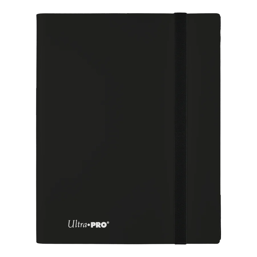 UP Ultra Pro Binder Portfolio 9 Pocket Jet Black 15219