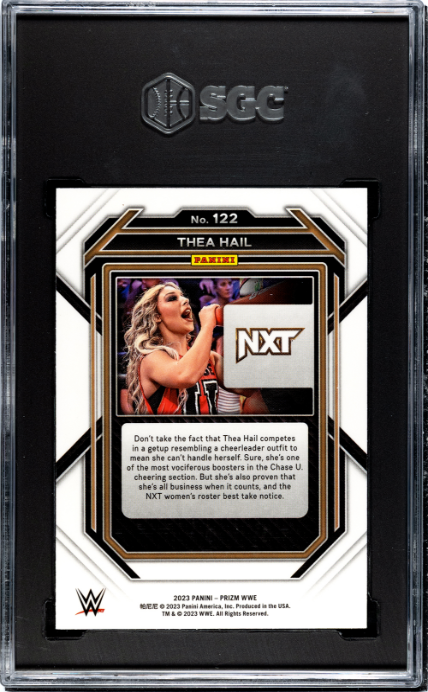 2023 Panini Prizm Wwe #122 Thea Hail SGC 10