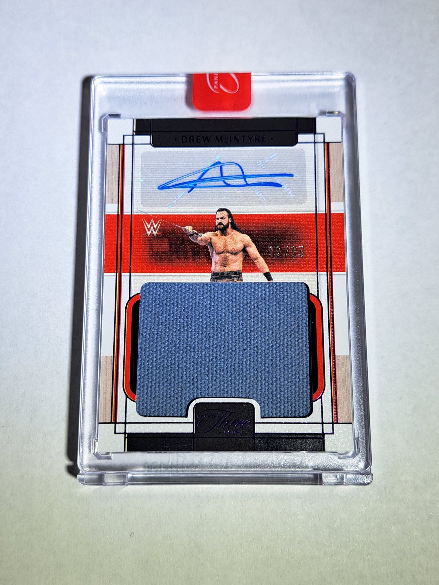 2024 Panini Three Count Drew McIntyre Patch WWE Card