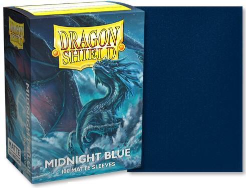 Dragon Shield Standard Size Sleeves Midnight Blue Matte 100CT #11057