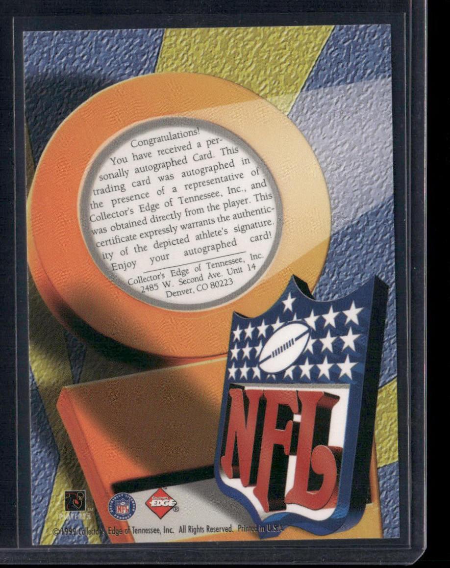 1999 Collector's Edge First Place #NNO Donovan McNabb Pro Signature Authentics
