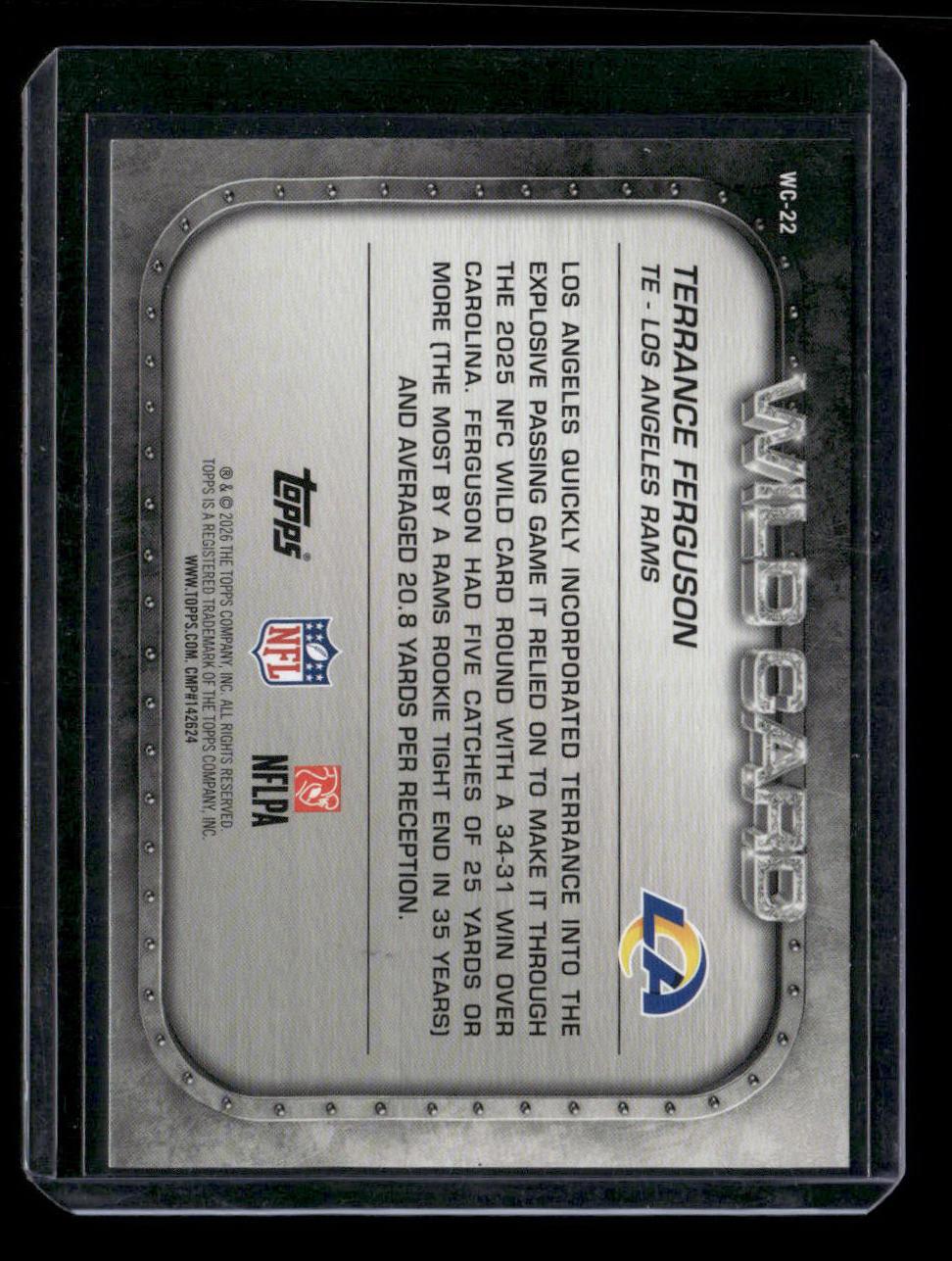 2026 Topps Flagship #WC-22 Terrance Ferguson Wild Card Moments Green #/99