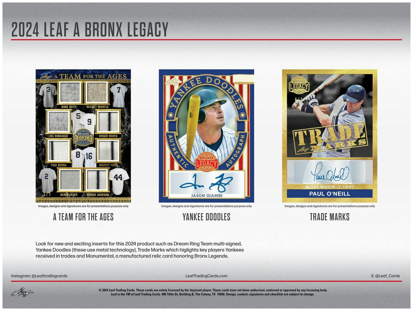 2024 Leaf A Bronx Legacy NYC Hobby Box