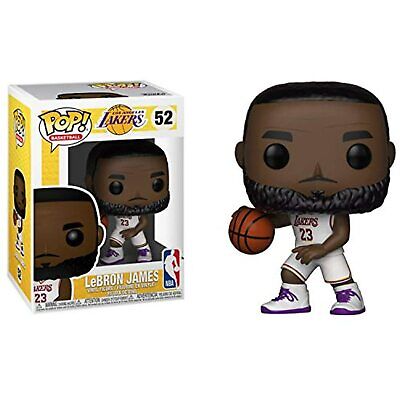 Funko Pop Lakers White Jersey Lebron James 52