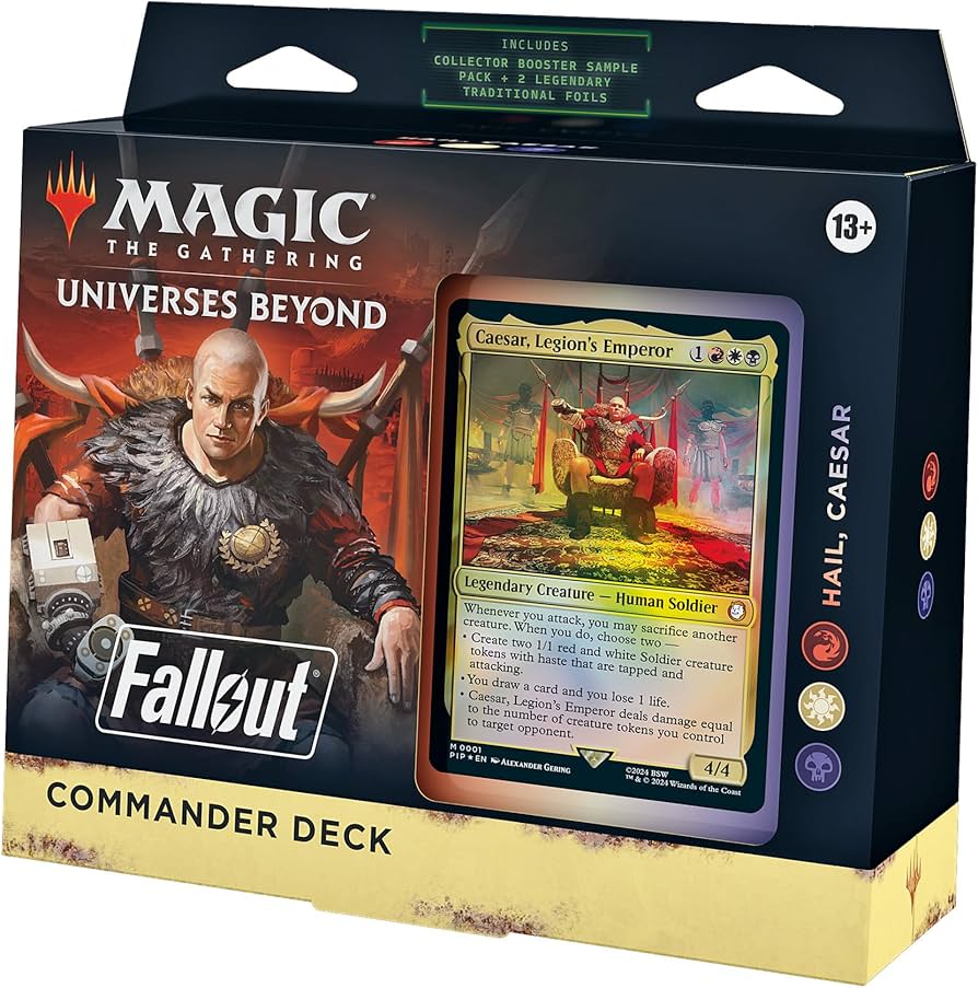 Magic The Gathering TCG Fallout Commander Deck Hail, Ceasar Sealed Box