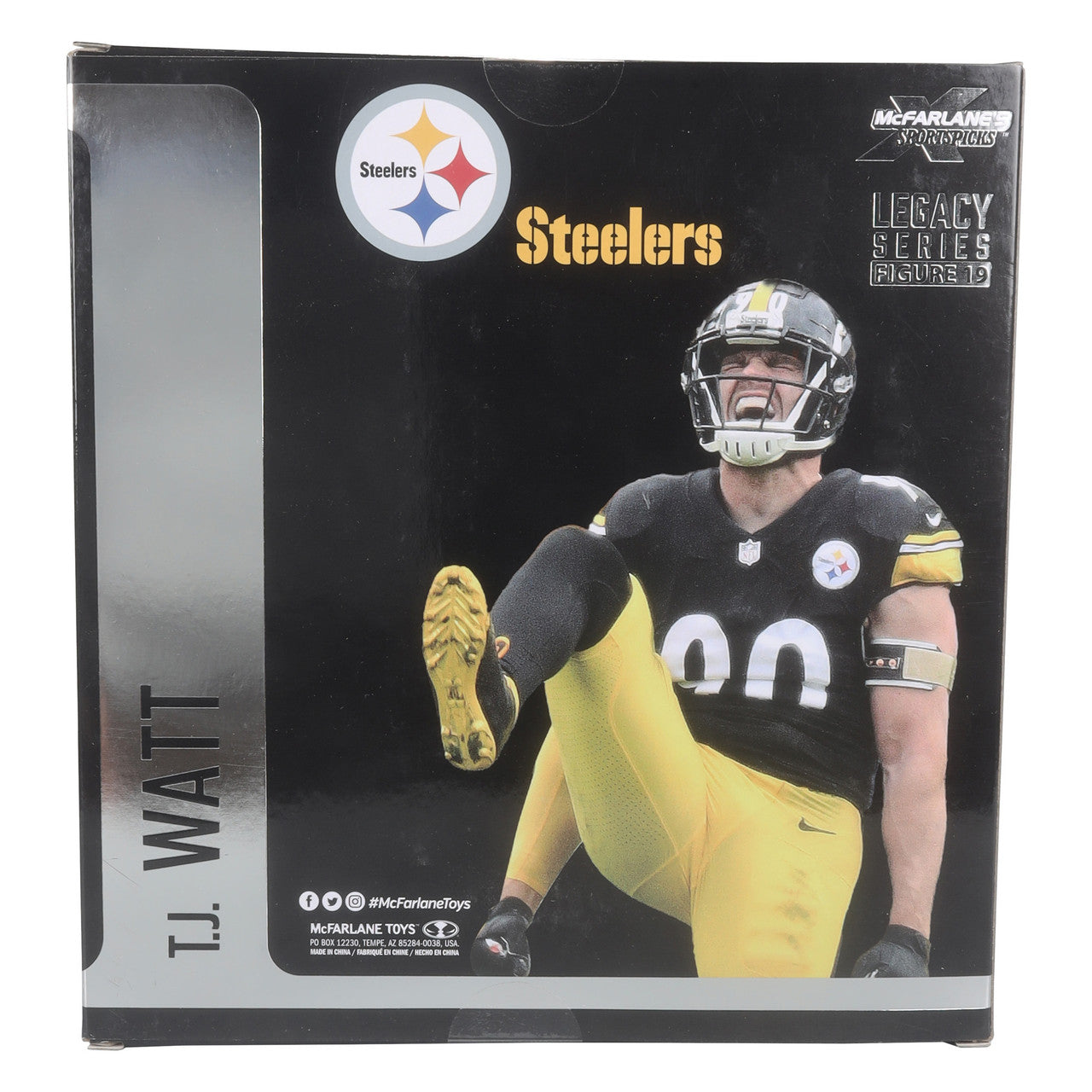 McFarlane's Sportspicks Legacy TJ Watt Steelers Figure