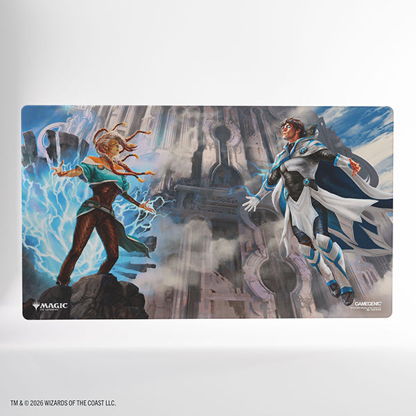 Playmat: MTG Shiny- Reality Fracture- Tam Beleren, Conflicted/Jace, Building Reality