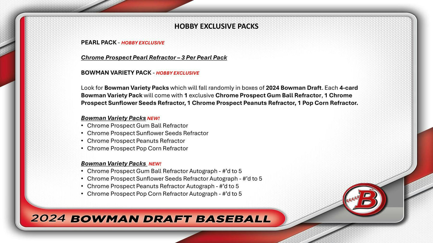 2024 Bowman Draft Jumbo Hobby Box