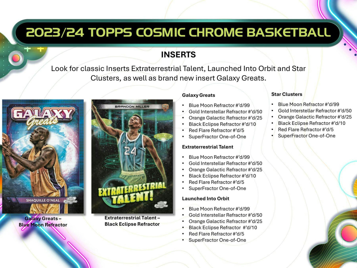 2023-24 Topps Chrome Cosmic Basketball Hobby Box