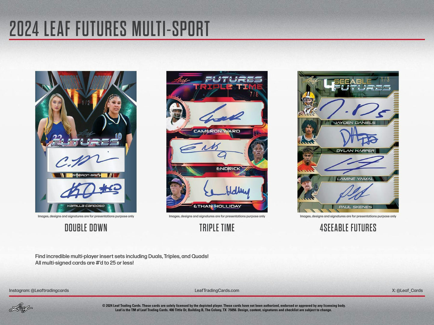Leaf 2024 Leaf Futures Multi-Sports (1) Hobby Box