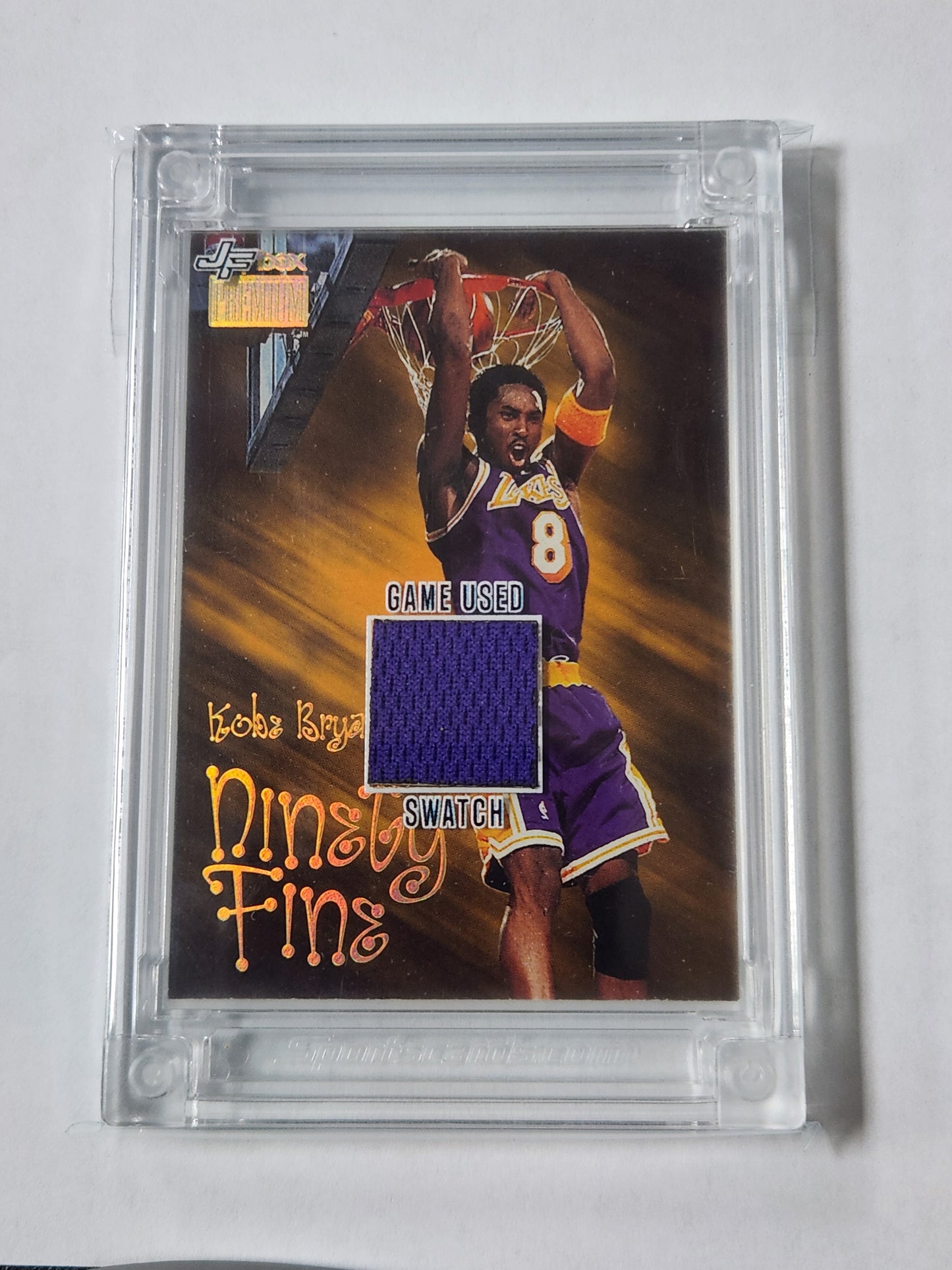2022 Jersey Fusion Kobe Bryant Game Worn Jersey Skybox Premium Ninety Fine