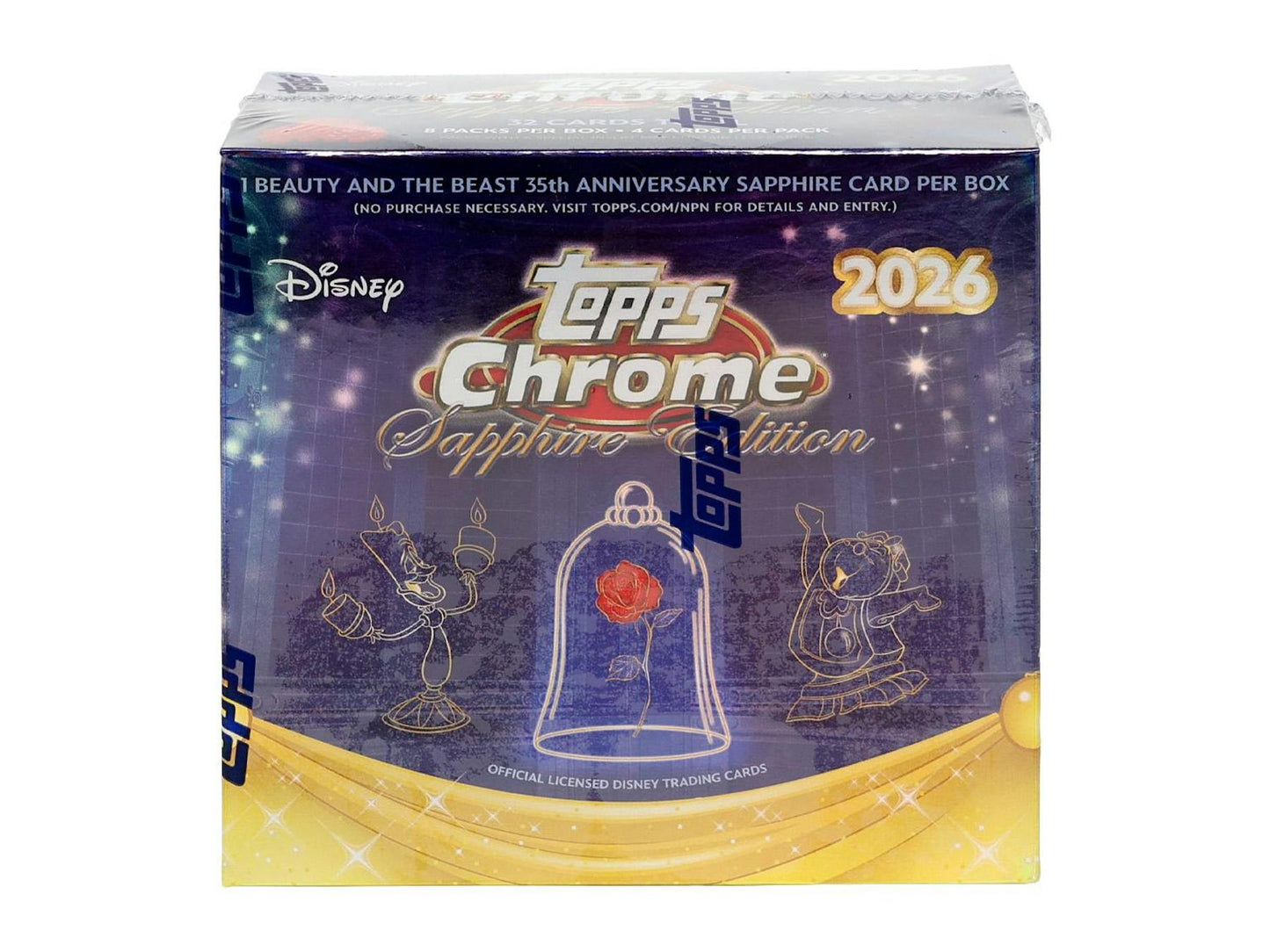 2026 Topps Chrome Disney Sapphire Hobby Box