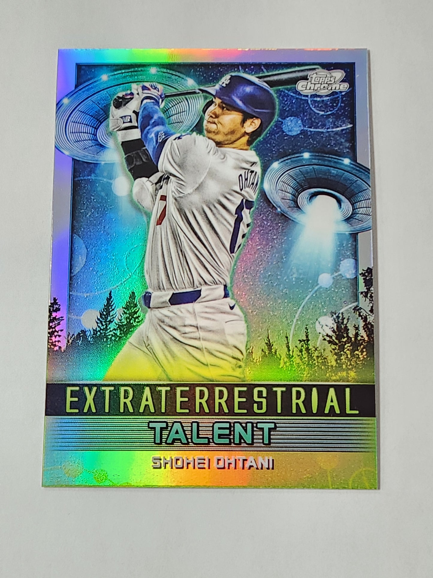 2024 Topps Chrome Cosmic Shohei Ohtani Extraterrestrial Talent Refractor ET-17