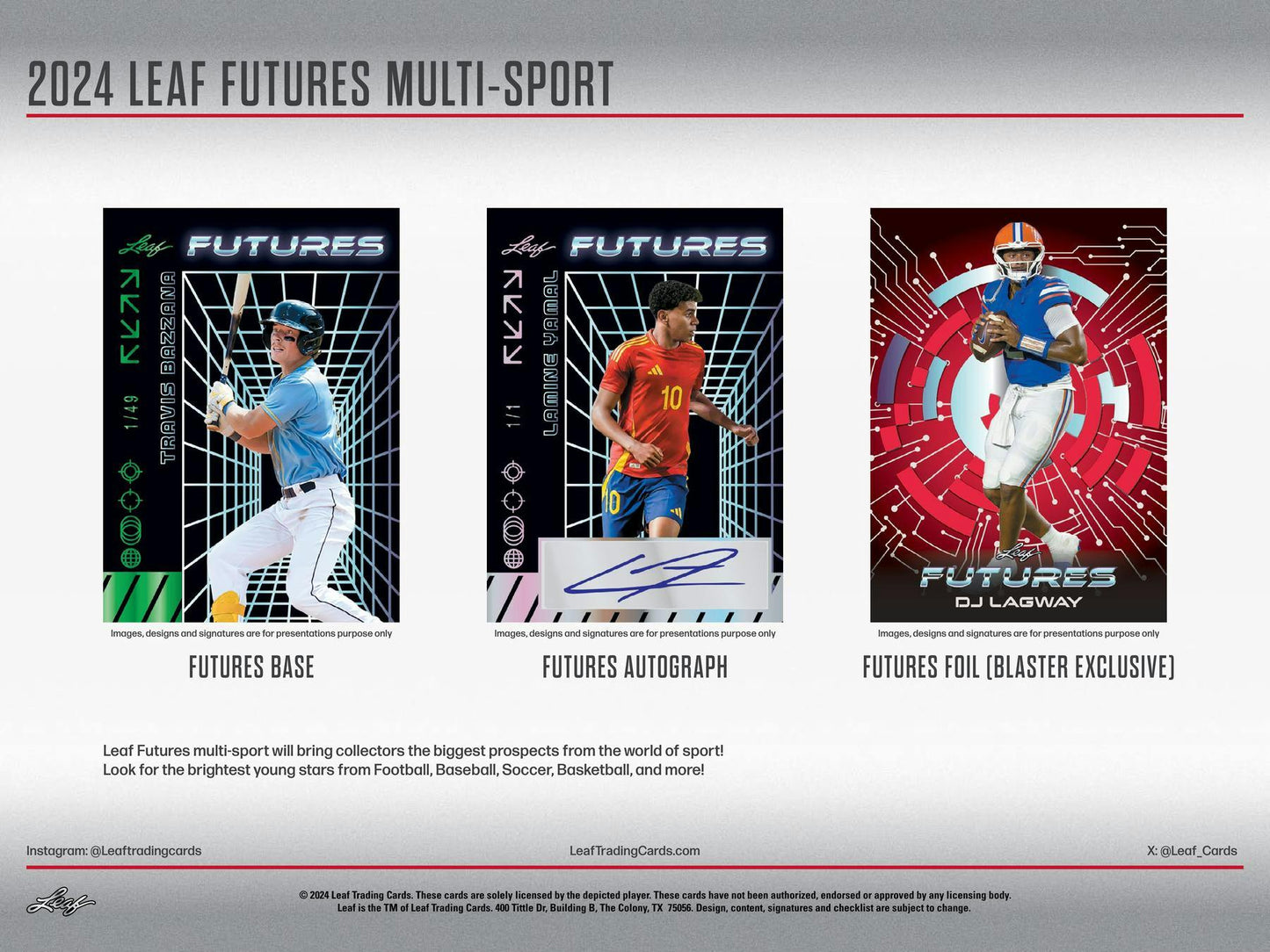 Leaf 2024 Leaf Futures Multi-Sports (1) Hobby Box