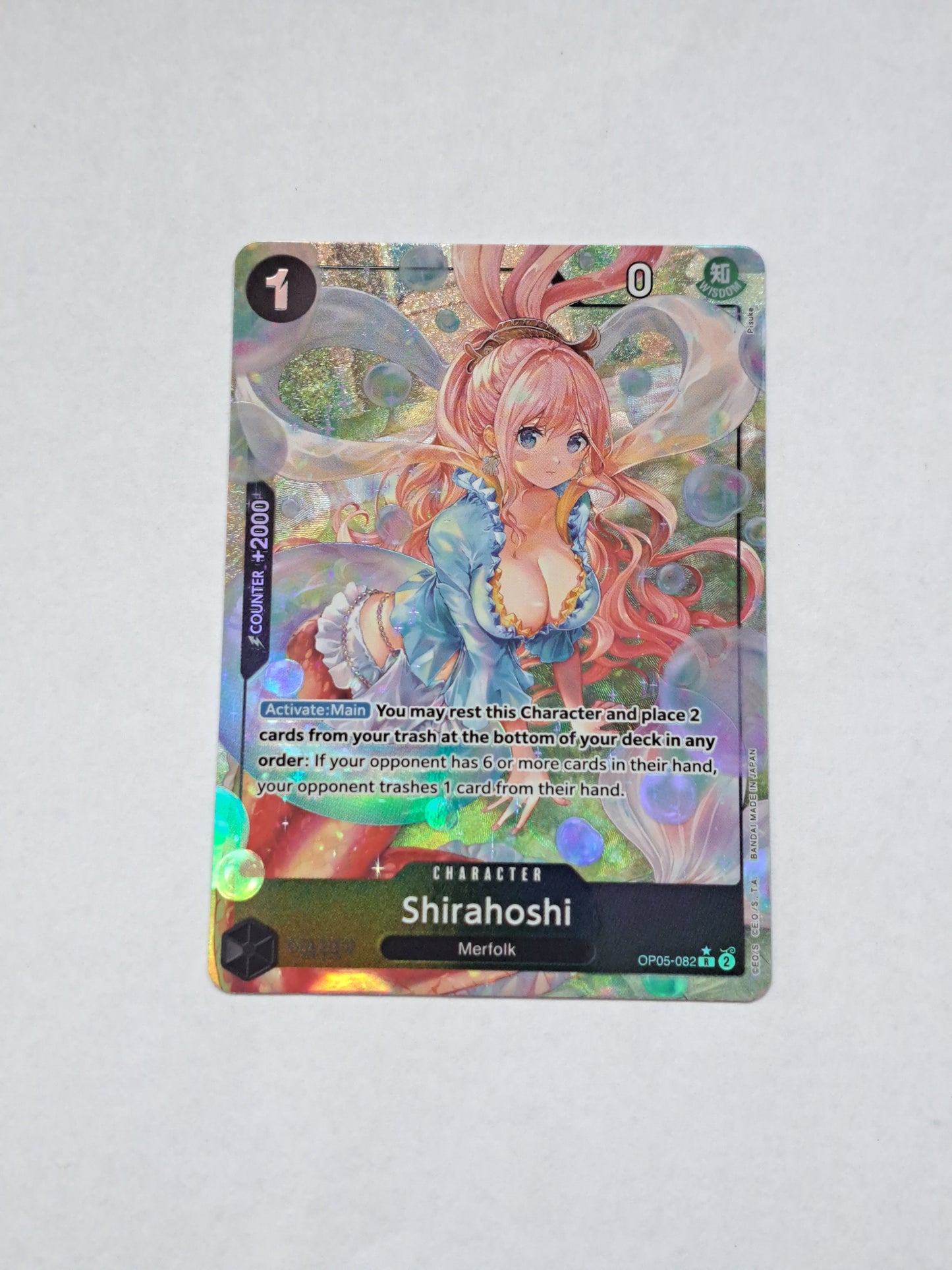 Shirahosi Merfolk One Piece Tcg OP05-082