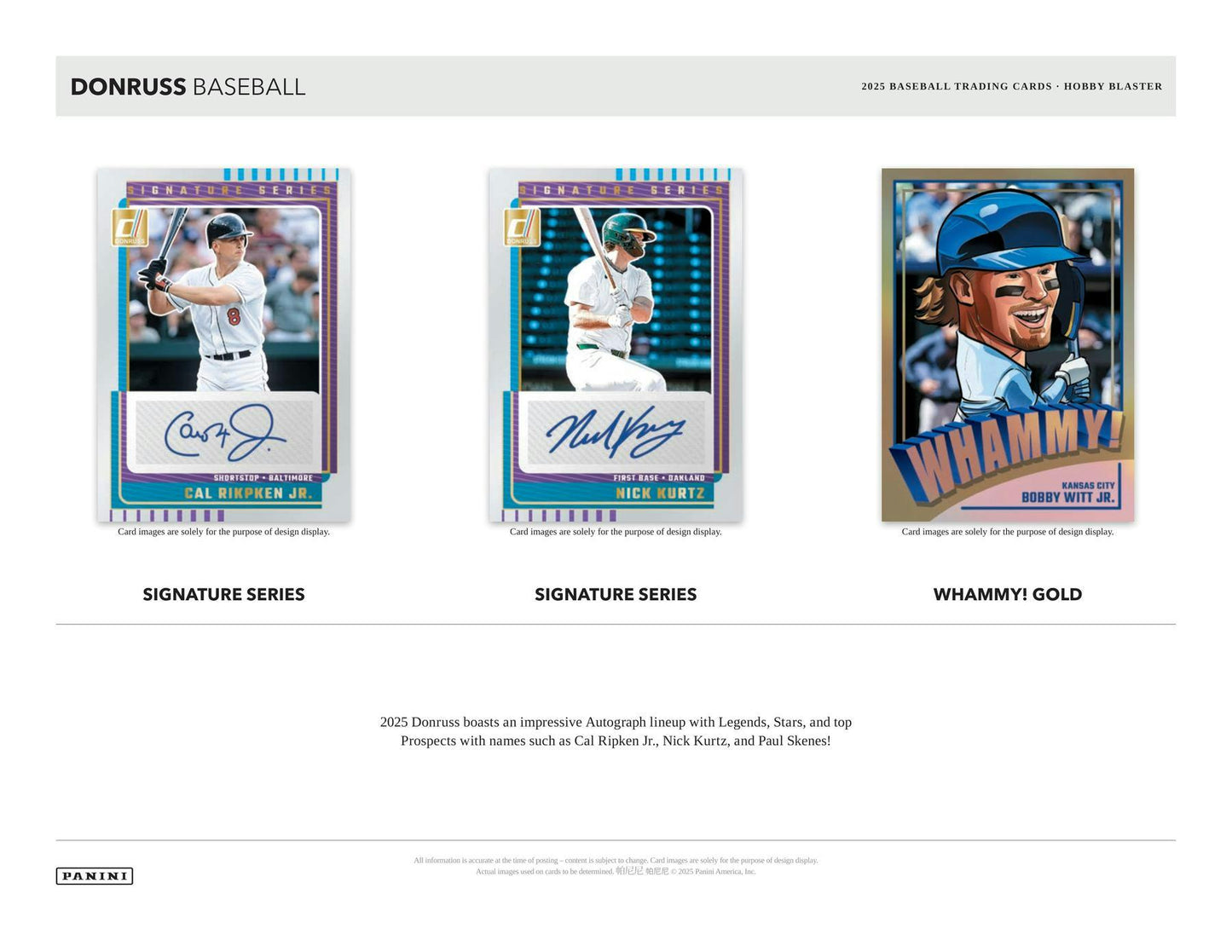 2025 Donruss Panini Baseball Hobby Blaster