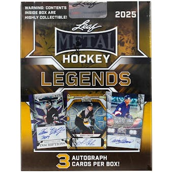 2025 Leaf Metal Legends Hockey Hobby Box