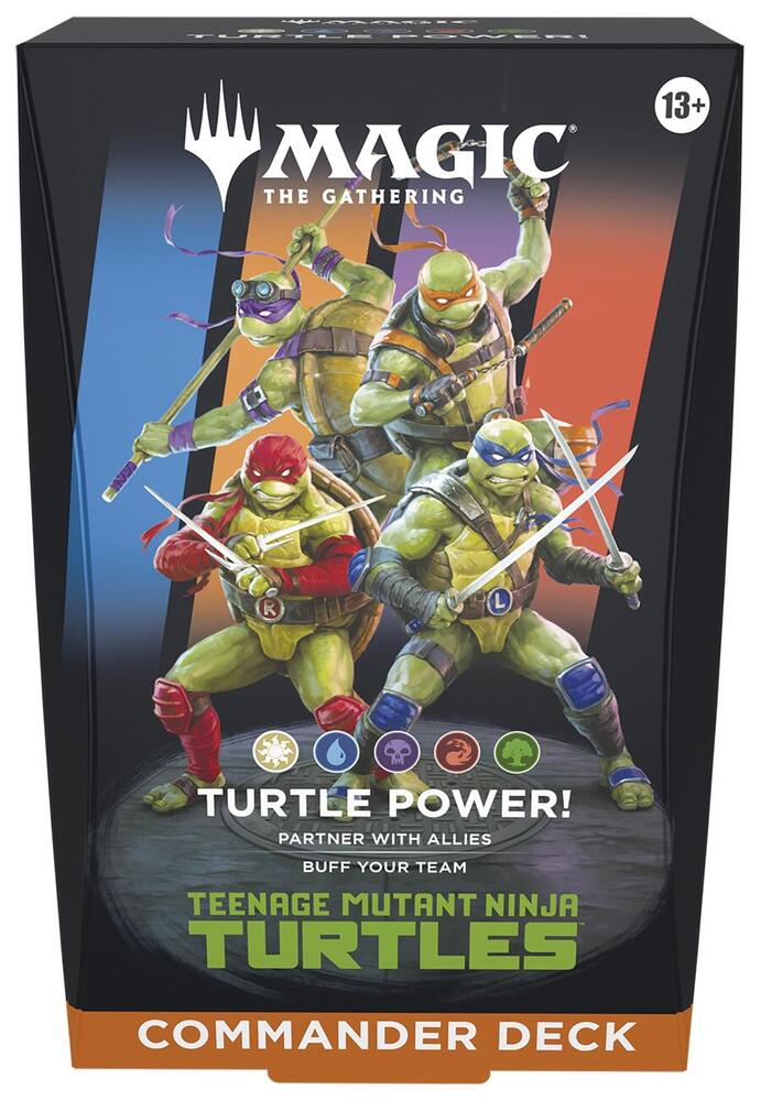 Magic The Gathering Teenage Mutant Ninja Turtles Commander Deck Turtle Power