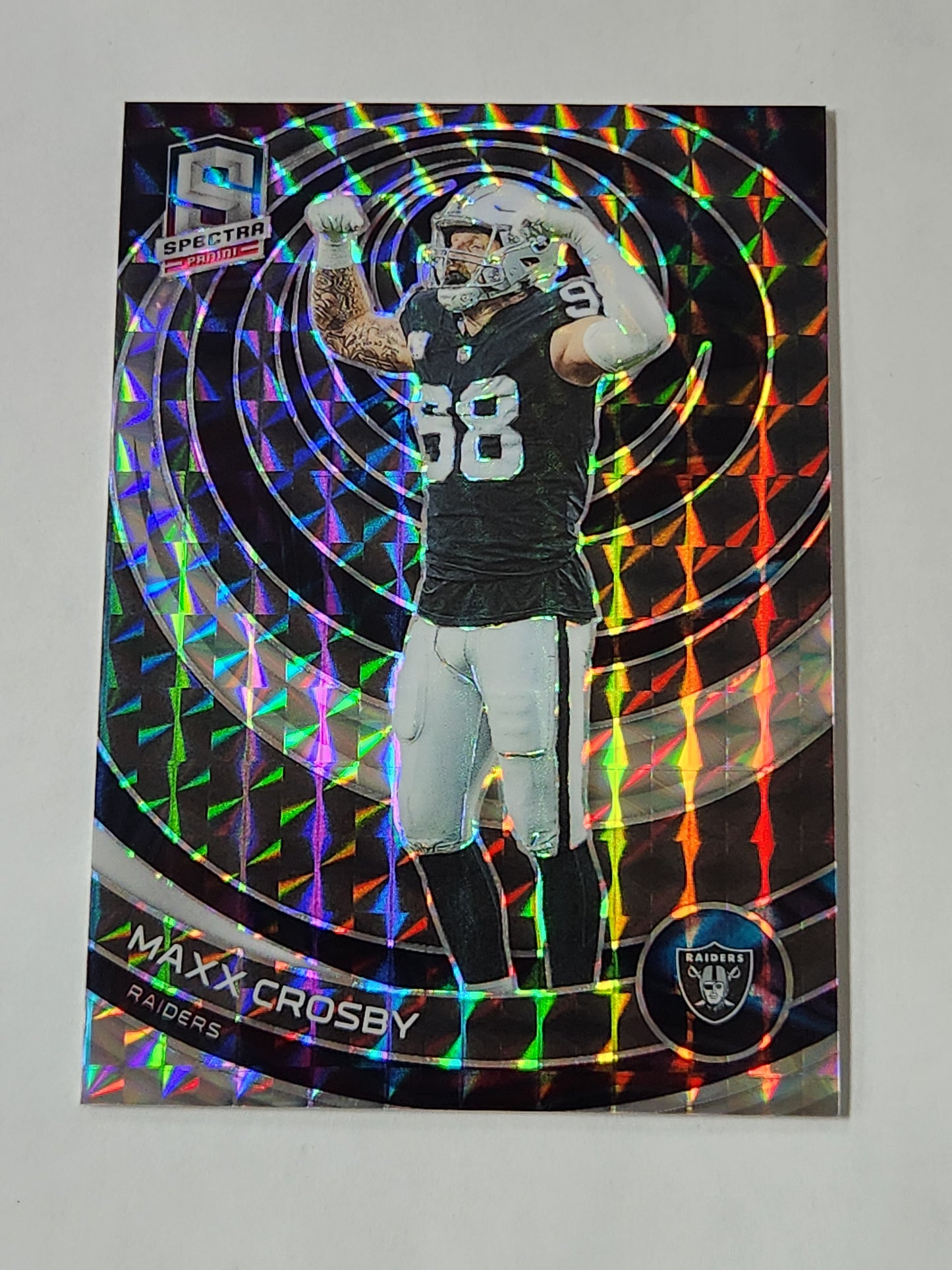 2023 Panini Spectra Interstellar Maxx Crosby # /60 Raiders