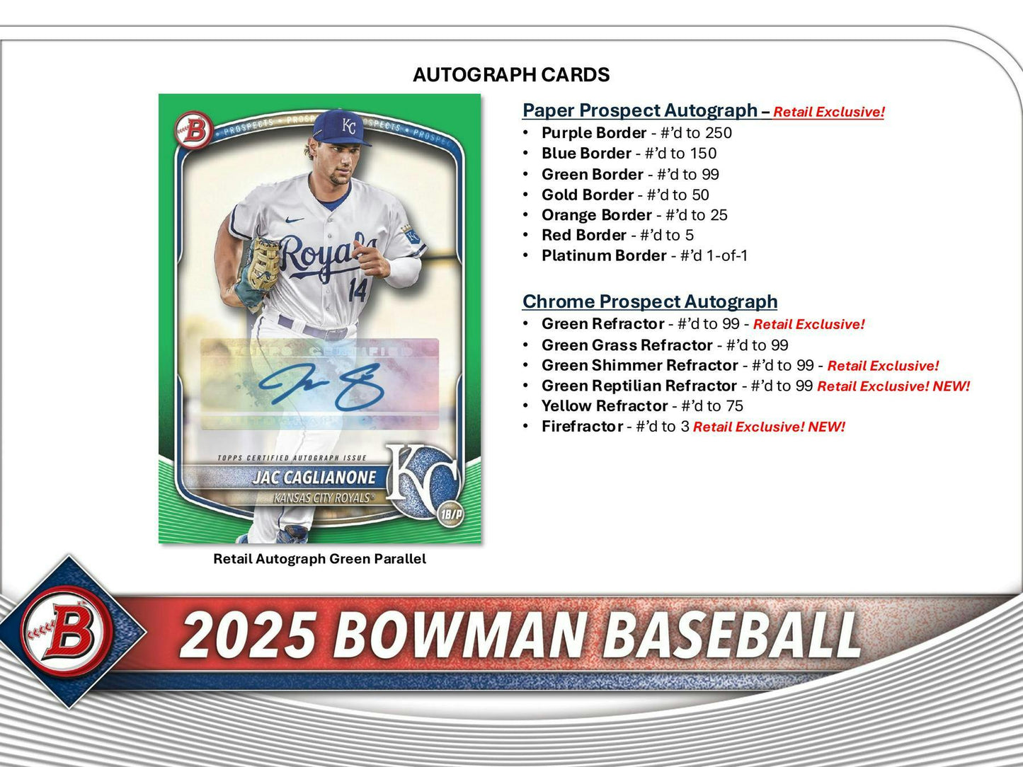 2025 Bowman Baseball 6 pack Blaster Box