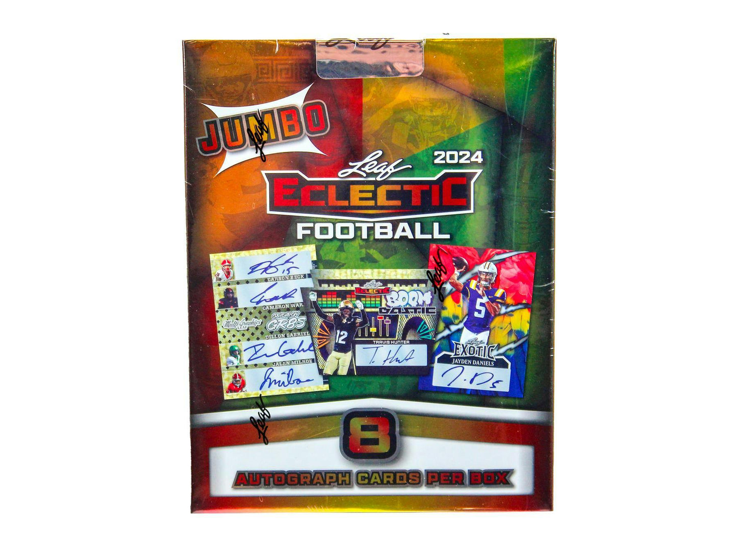 Leaf 2024 Leaf Eclectic Jumbo Football (1) Hobby Box