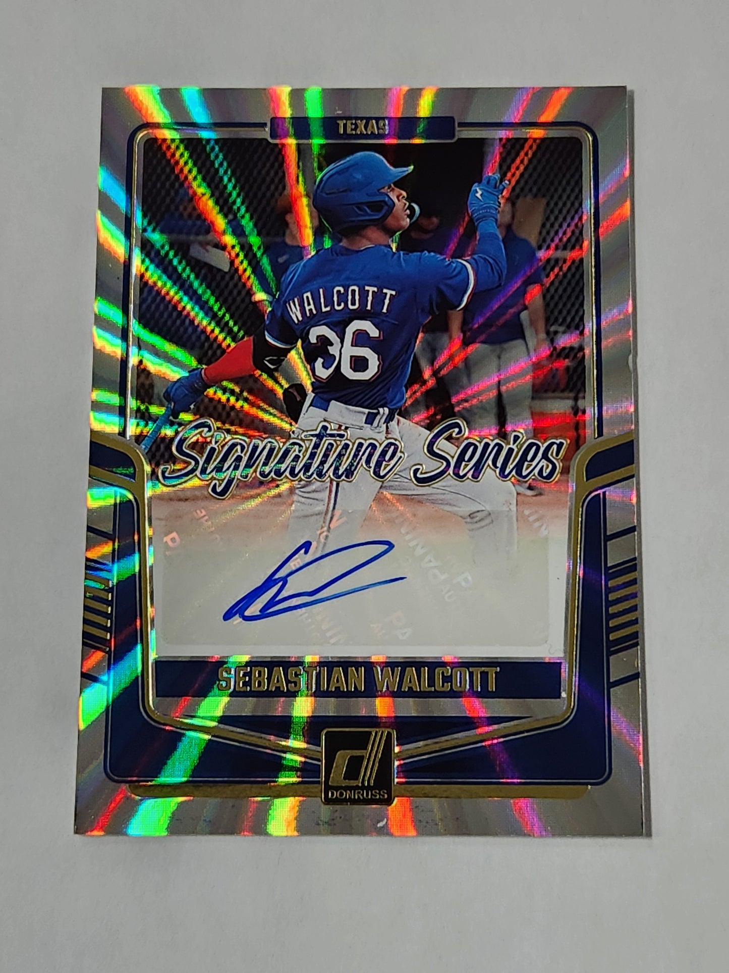 2024 Panini Donruss Signature Series Sebastian Walcott Auto # SS-SW