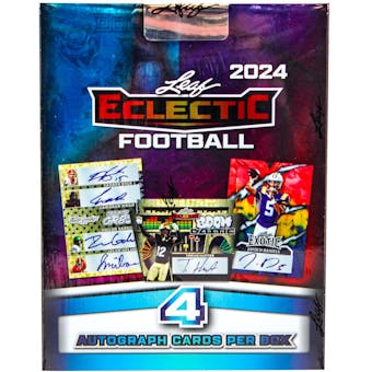 Leaf 2024 Leaf Eclectic Football (1) Hobby Box