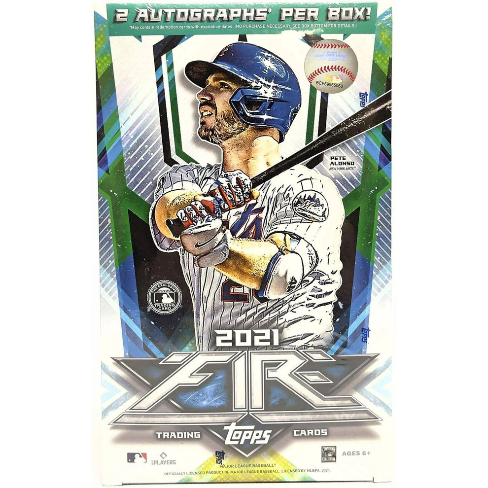 Topps 2021 Fire MLB Baseball (1) Hobby Box