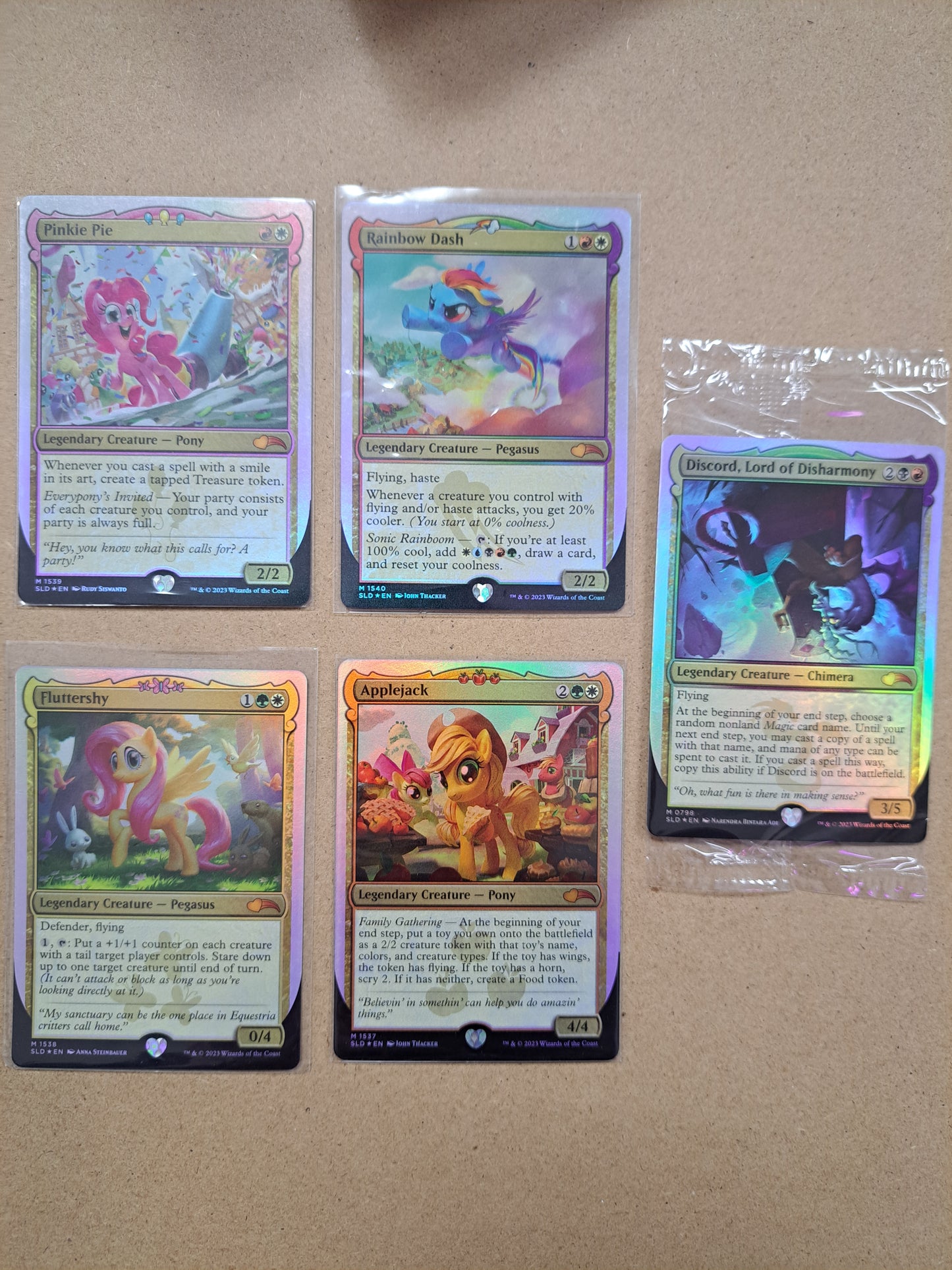 Secret Lair x My Little Pony The Galloping 2 Extra Life 2023 Traditional Foil Open Box Mtg