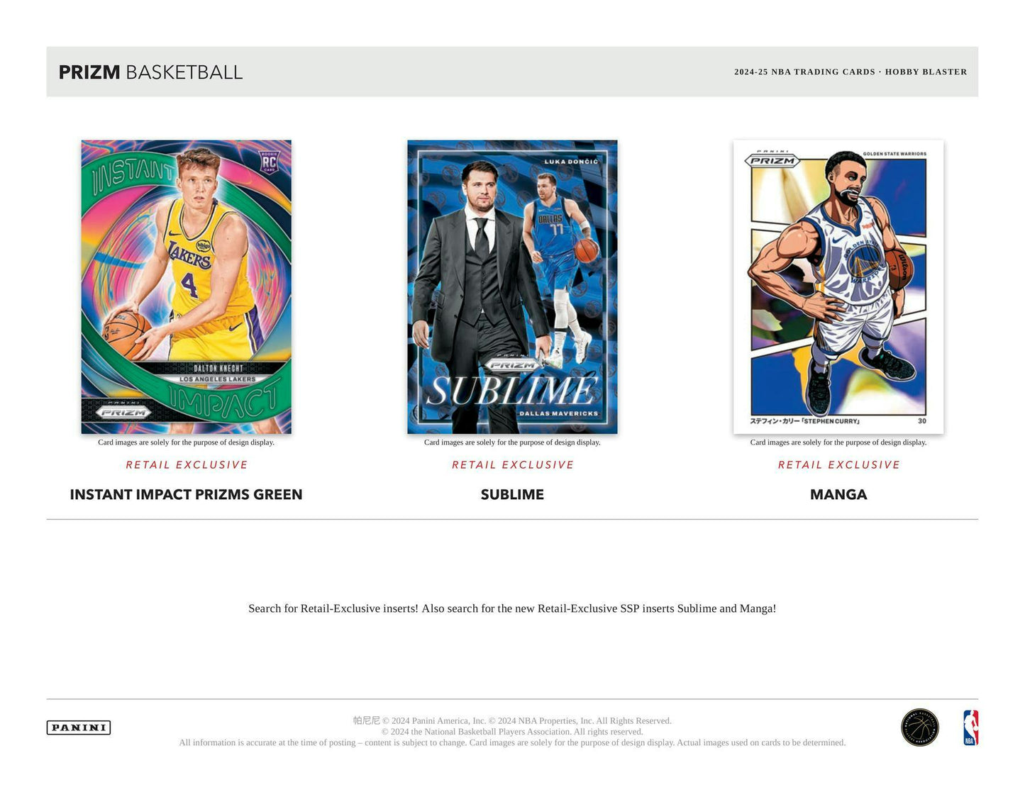 2024-25 Panini Prizm Basketball Hobby Blaster Box