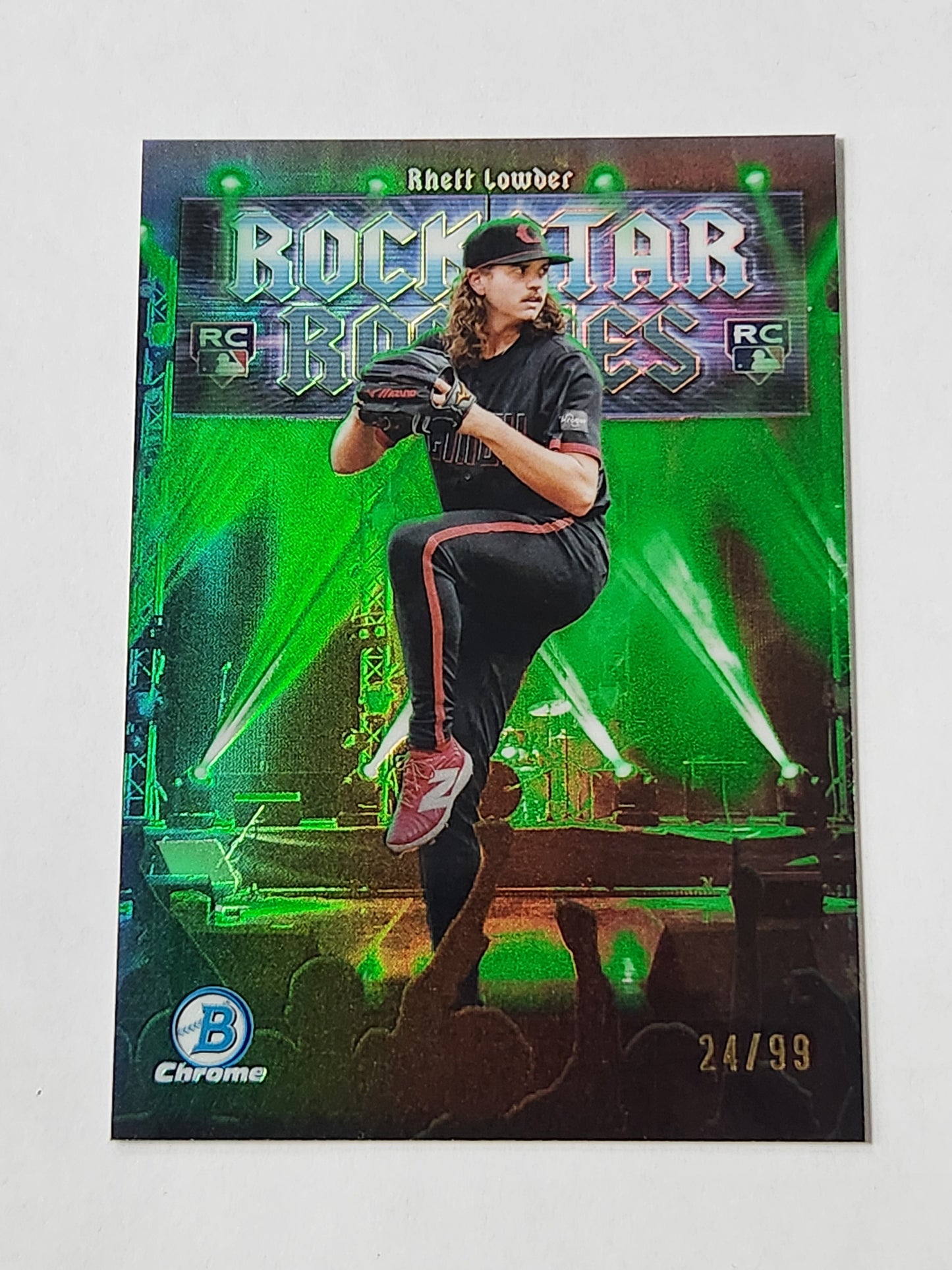 2025 Bowman Chrome Rockstar Rookies Rhett Lowder # /99