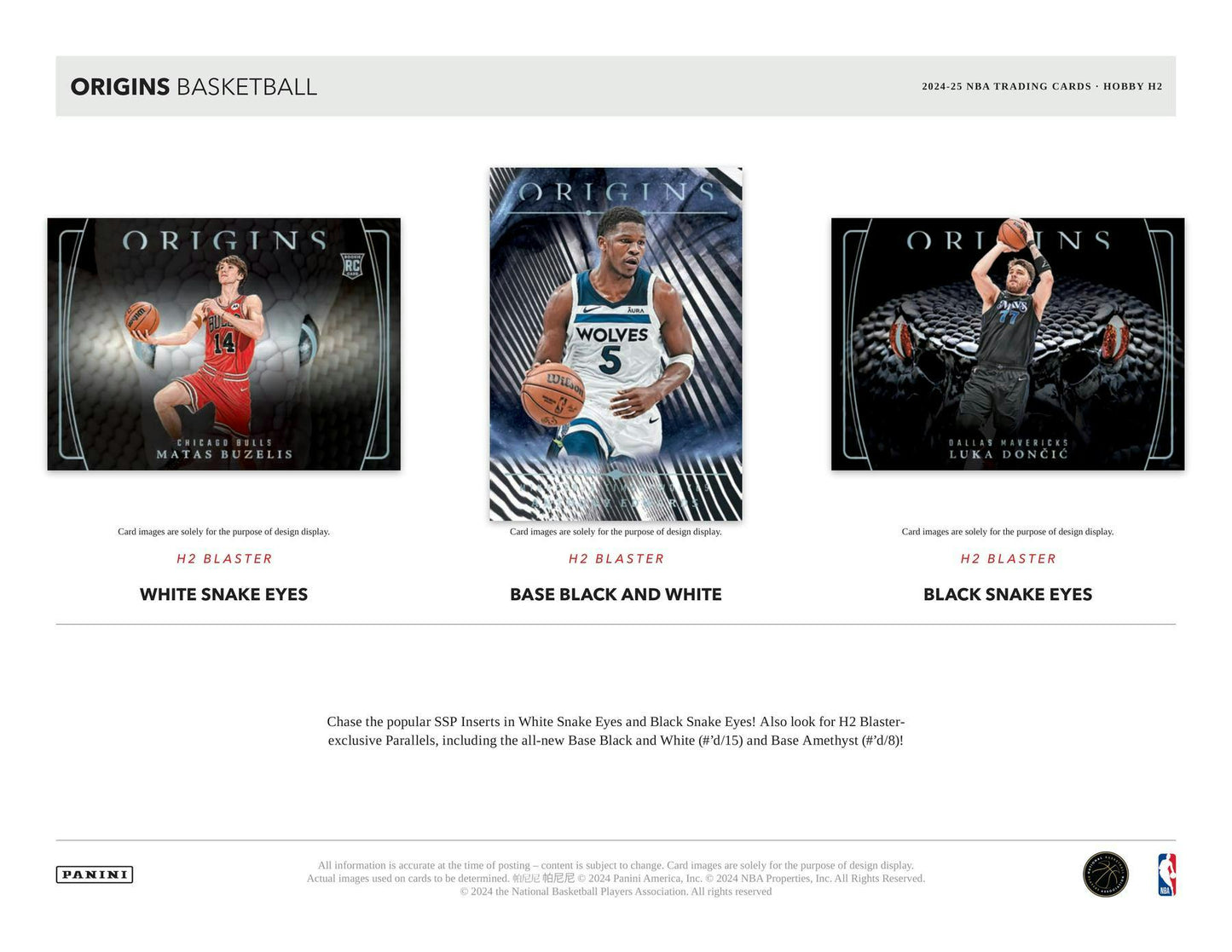 2024-25 Origins H2 Basketball Hobby Box
