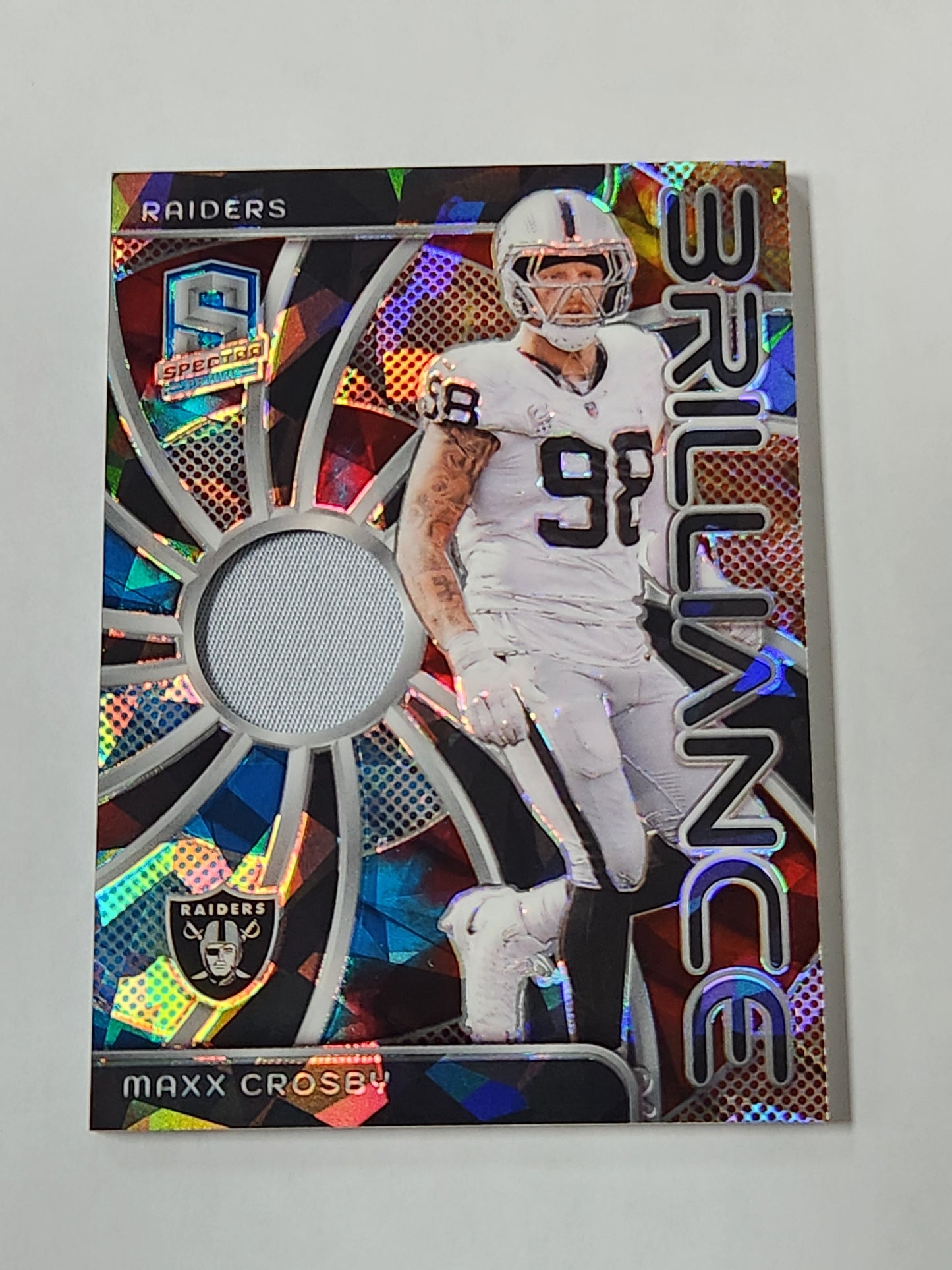 2024 Spectra Maxx Crosby Brilliance Jersey Astral # /40