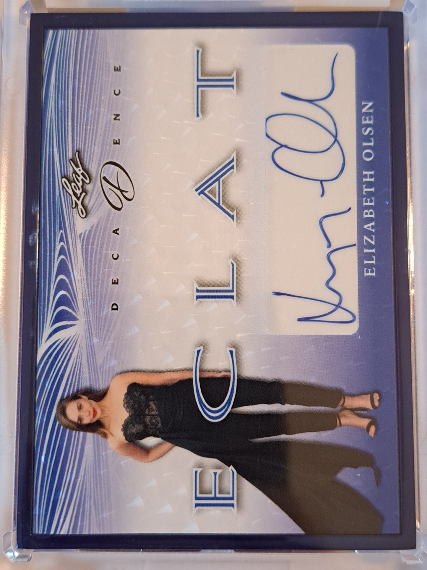 2023 Leaf Deca Dence Eclat Elizabeth Olsen Auto /8 NM