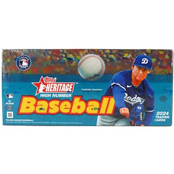 Topps 2024 Heritage High Number MLB Baseball (1) Hobby Box