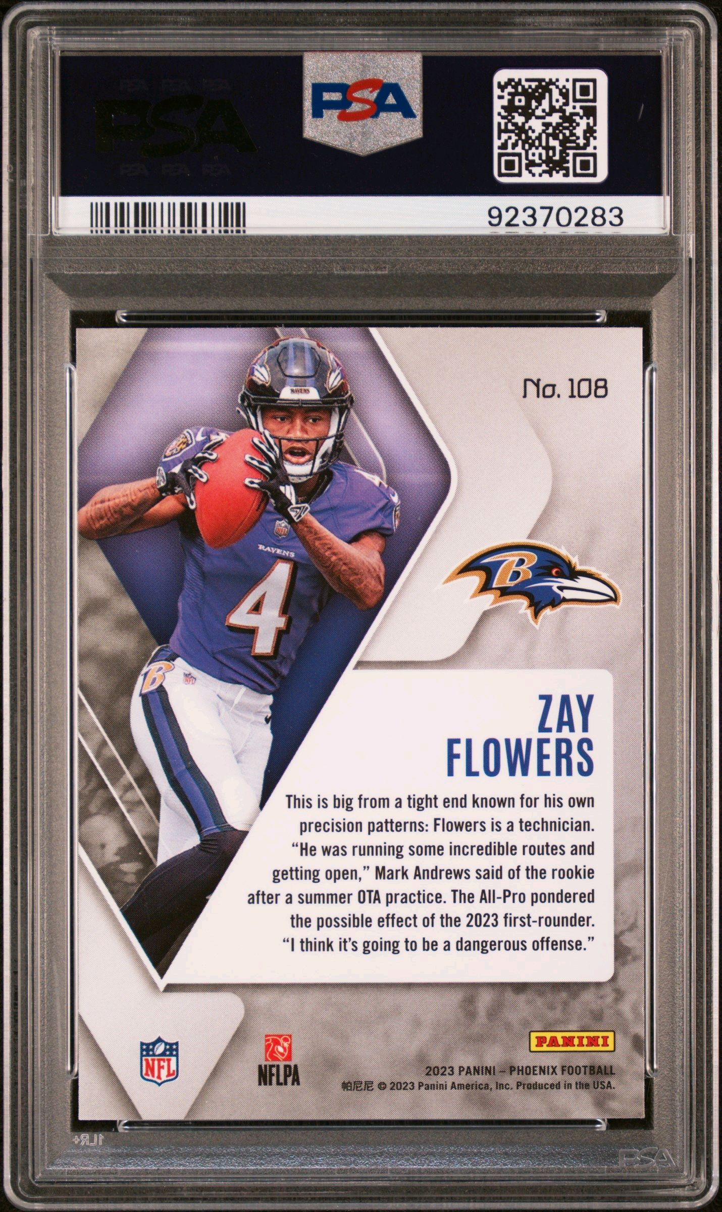 2023 Phoenix Zay Flowers Color Burst PSA 10