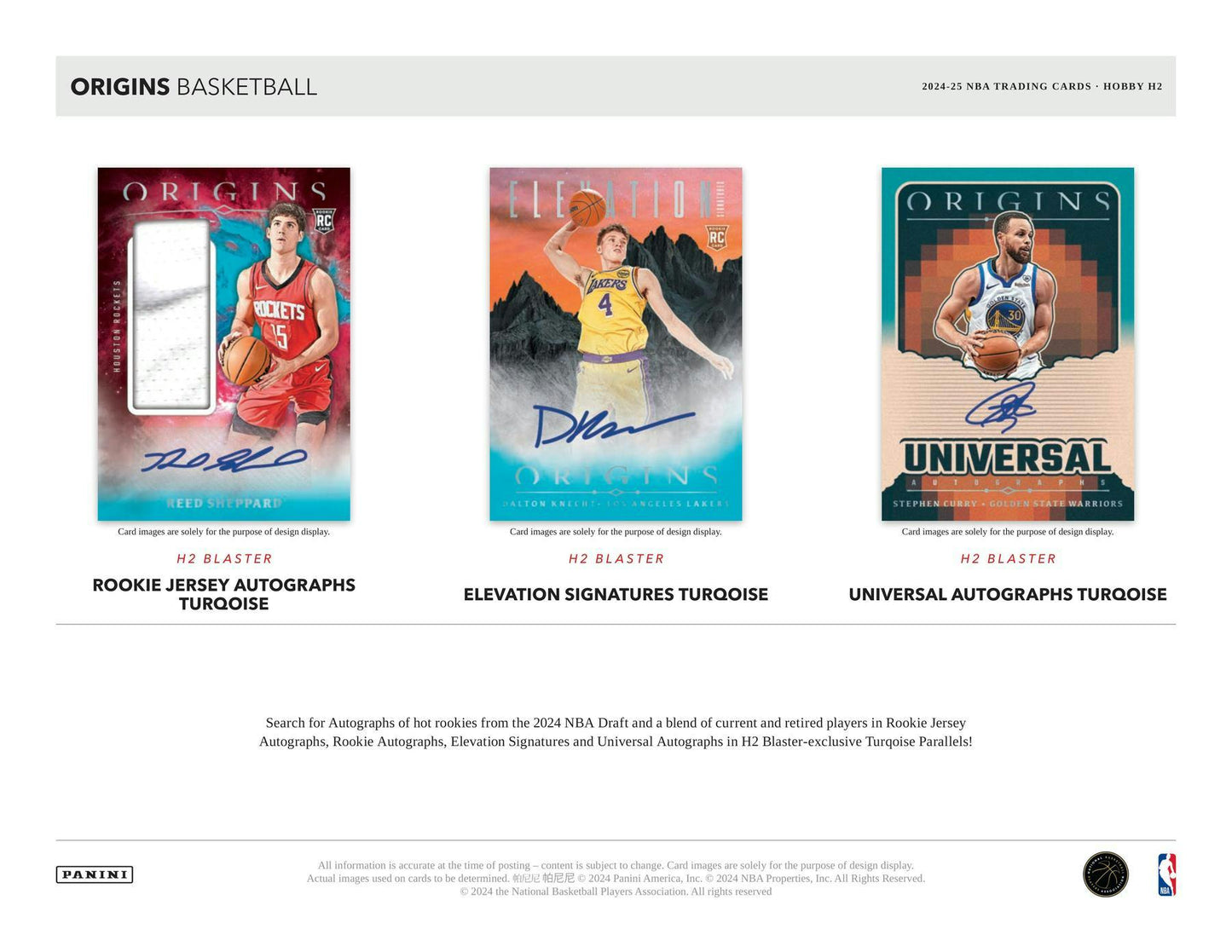 2024-25 Origins H2 Basketball Hobby Box