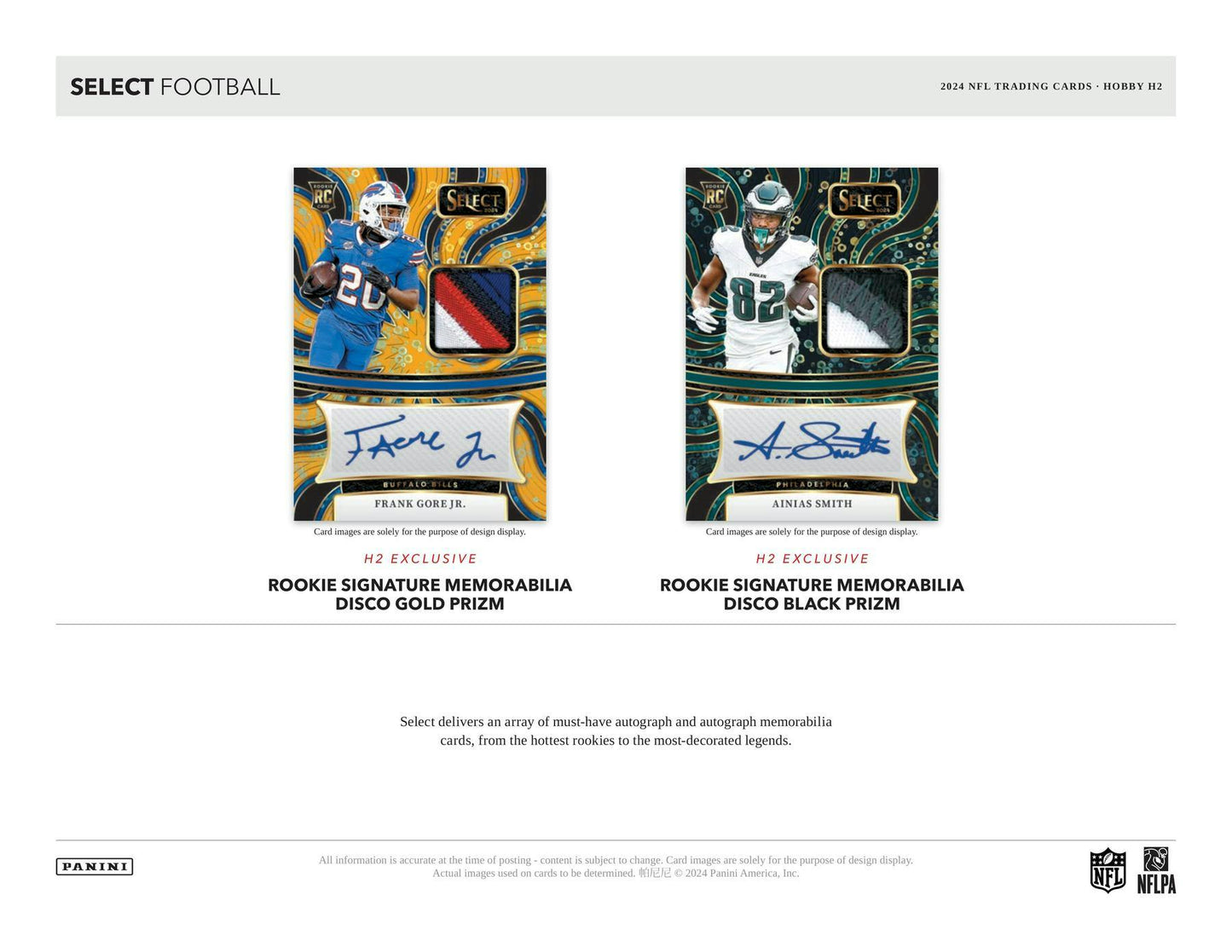 2024 Panini Select H2 Hobby NFL Box