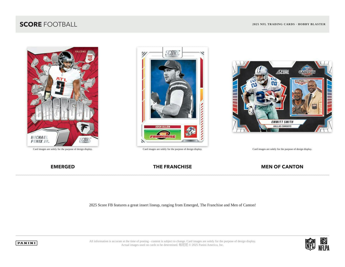 2025 Score NFL Hobby Blaster Box