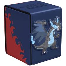 UP Pokémon Mega Charizard X Alcove Flip Deck Box
