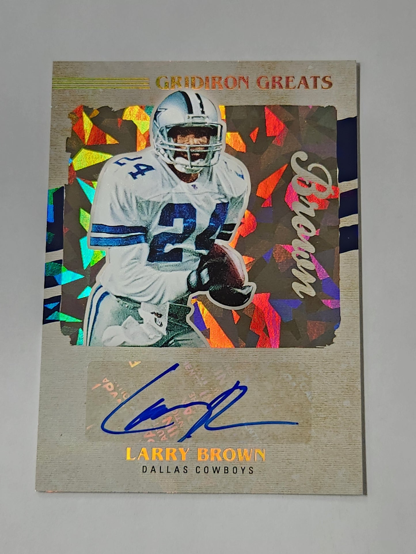 2022 Donruss Larry Brown Gridiron Greats Auto GG68