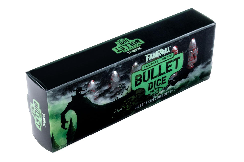 Fan roll Vampire Hunter Bullet Dice set of 7
