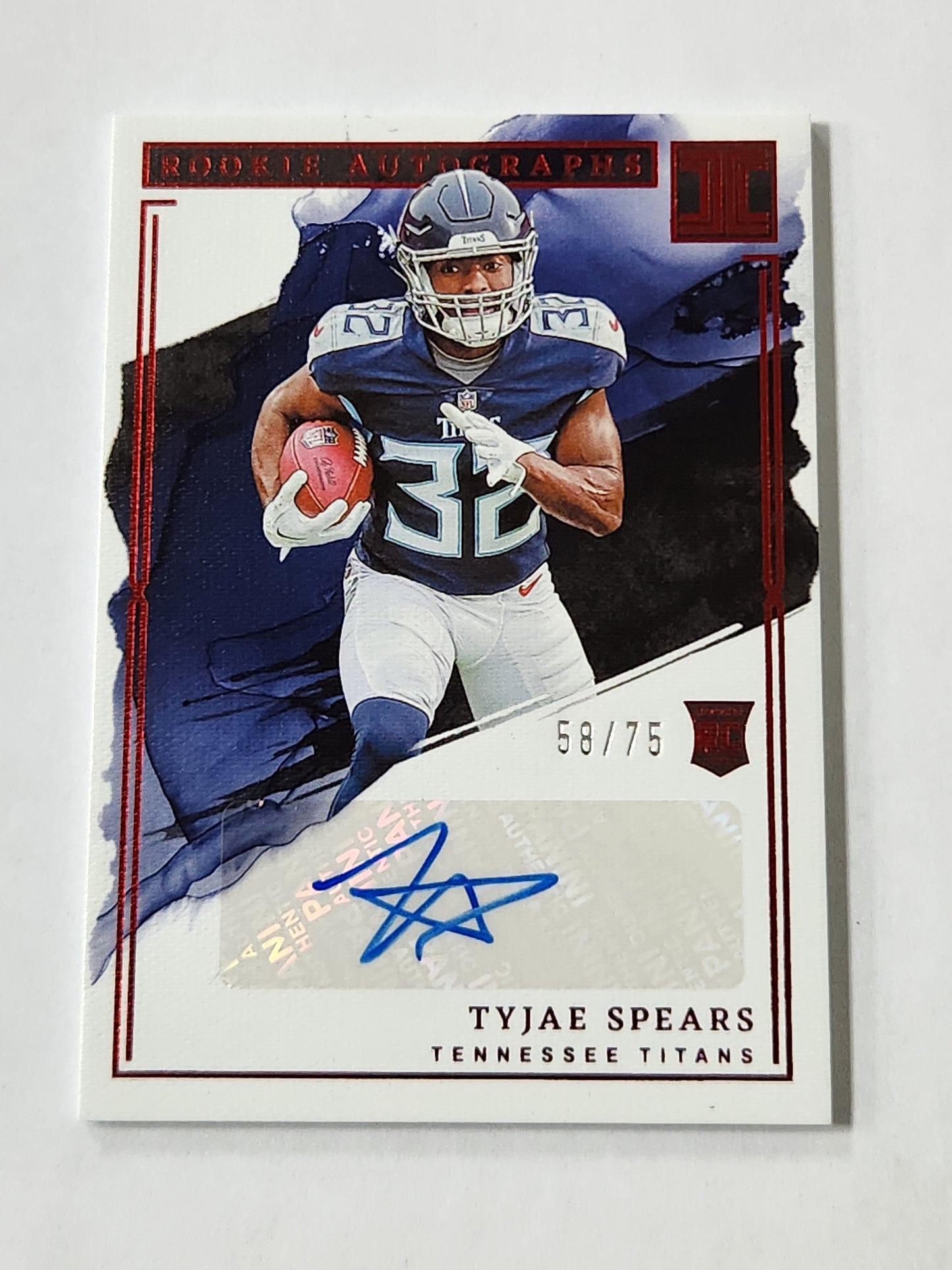 2023 Impeccable Tyjae Spears Rookie Autographs Red Foil /75
