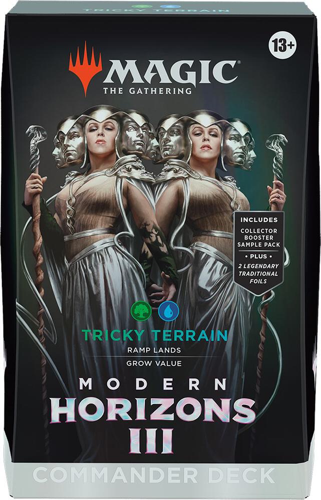 Magic The Gathering TCG Modern Horizons 3 Commander Deck Tricky Terrain