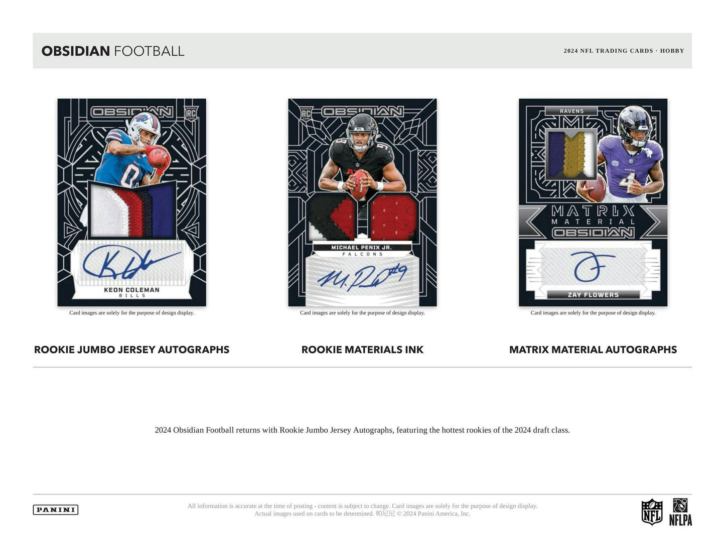 2024 Panini Obsidian Football Hobby Box