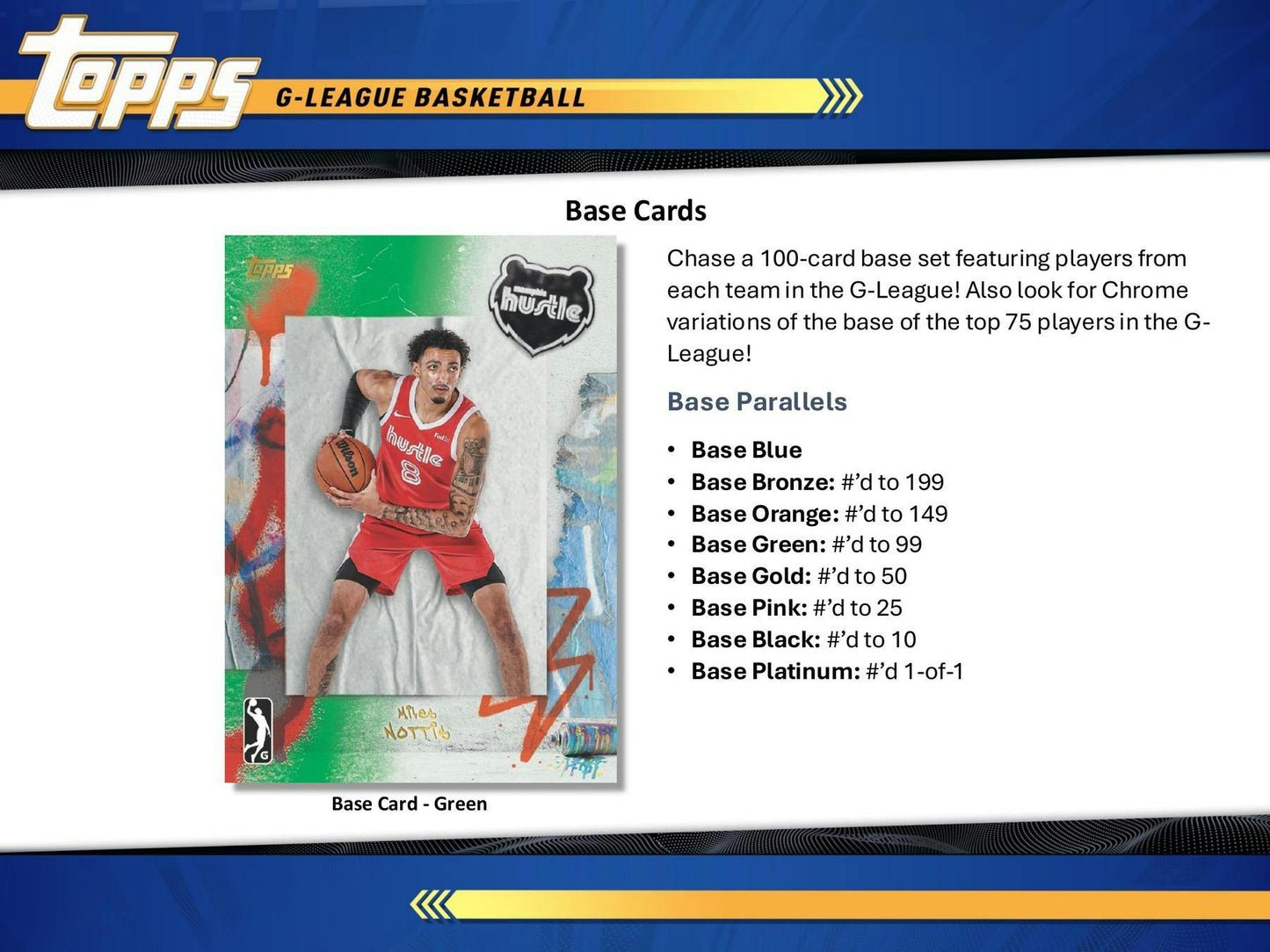 2024-25 Topps NBA G League Basketball Hobby Box